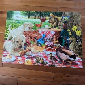🧩 Adorable Animals - Picnic Raiders Puzzle 300pcs